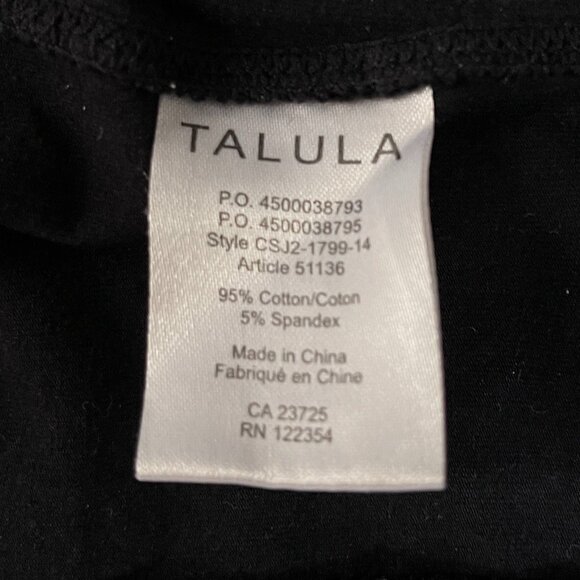 Aritzia Talula Black Crop Tank Top | Size XS - Picture 4 of 4